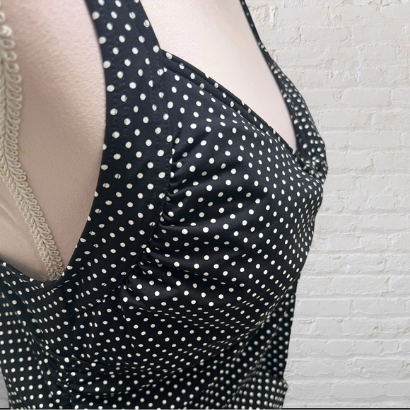 Lands’ End | Polka Dot Swim Top - Picture 3 of 8